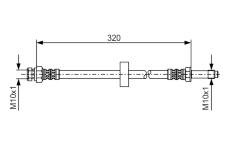 Brzdová hadice BOSCH 1 987 476 317