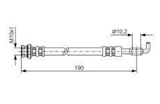 Brzdová hadice BOSCH 1 987 476 338