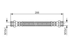 Brzdová hadice BOSCH 1 987 476 344