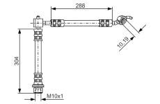 Brzdová hadica BOSCH 1 987 476 358