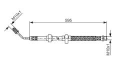 Brzdová hadice BOSCH 1 987 476 372