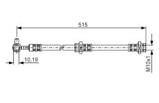 Brzdová hadice Bosch 1987476376