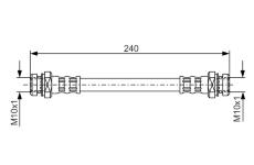 Brzdová hadice BOSCH 1 987 476 395