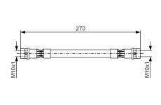 Brzdová hadice BOSCH 1 987 476 404