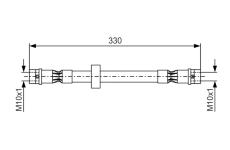 Brzdová hadice BOSCH 1 987 476 410
