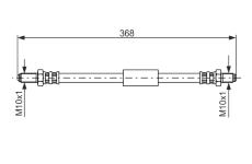 Brzdová hadica BOSCH 1 987 476 419