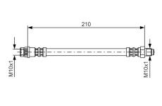 Brzdová hadica BOSCH 1 987 476 425