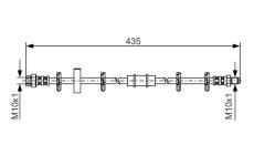 Brzdová hadice BOSCH 1 987 476 442