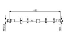 Brzdová hadice BOSCH 1 987 476 445