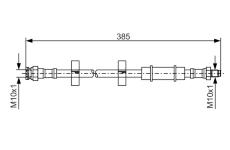 Brzdová hadica BOSCH 1 987 476 460