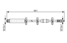 Brzdová hadica BOSCH 1 987 476 463