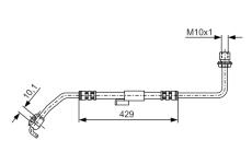 Brzdová hadice BOSCH 1 987 476 511