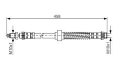 Brzdová hadica BOSCH 1 987 476 534