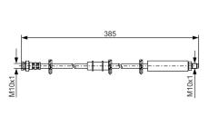 Brzdová hadica BOSCH 1 987 476 548