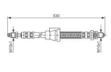 Brzdová hadice BOSCH 1 987 476 605