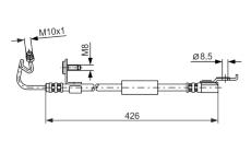 Brzdová hadice BOSCH 1 987 476 624