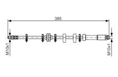 Brzdová hadice BOSCH 1 987 476 634