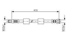 Brzdová hadice BOSCH 1 987 476 650