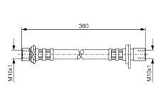 Brzdová hadica BOSCH 1 987 476 726