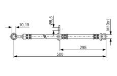 Brzdová hadice BOSCH 1 987 476 736