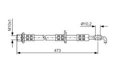 Brzdová hadice BOSCH 1 987 476 745