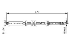Brzdová hadice BOSCH 1 987 476 747