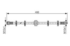 Brzdová hadica BOSCH 1 987 476 759