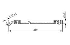 Brzdová hadice BOSCH 1 987 476 772