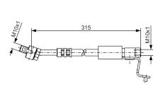 Brzdová hadice BOSCH 1 987 476 811
