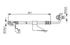 Brzdová hadice Bosch 1987476821