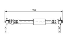 Brzdová hadica BOSCH 1 987 476 840
