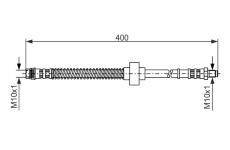 Brzdová hadica BOSCH 1 987 476 844