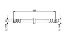 Brzdová hadice BOSCH 1 987 476 851