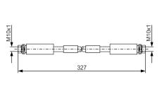 Brzdová hadice BOSCH 1 987 476 856