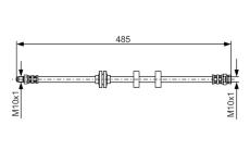 Brzdová hadice BOSCH 1 987 476 860