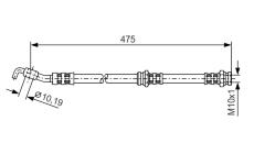 Brzdová hadica BOSCH 1 987 476 902