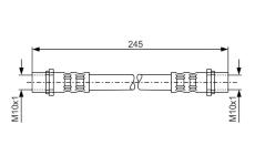 Brzdová hadica BOSCH 1 987 476 904