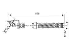 Brzdová hadica BOSCH 1 987 476 906