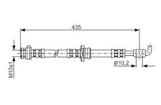 Brzdová hadica BOSCH 1 987 476 911