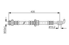 Brzdová hadice BOSCH 1 987 476 911