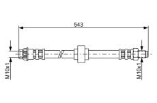 Brzdová hadice BOSCH 1 987 476 916