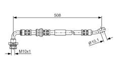 Brzdová hadica BOSCH 1 987 476 932