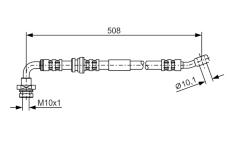 Brzdová hadice BOSCH 1 987 476 932