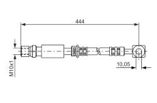 Brzdová hadica BOSCH 1 987 476 975
