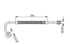 Brzdová hadice BOSCH 1 987 476 984