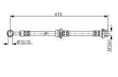 Brzdová hadice BOSCH 1 987 476 998