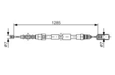 Tažné lanko, parkovací brzda BOSCH 1 987 477 155