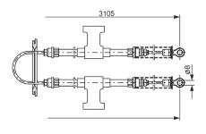 Tažné lanko, parkovací brzda BOSCH 1 987 477 388