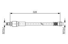Brzdová hadice BOSCH 1 987 481 001