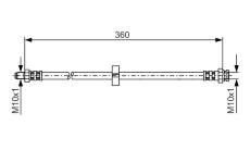 Brzdová hadica BOSCH 1 987 481 002